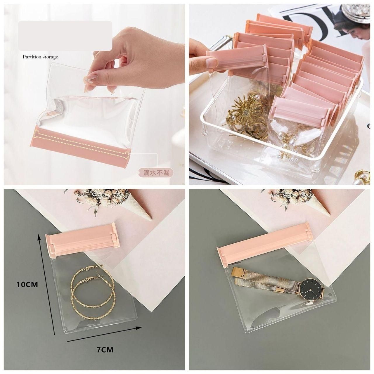 Anti Tarnish Jewellery Bags Pack of 4 - Eazylife India