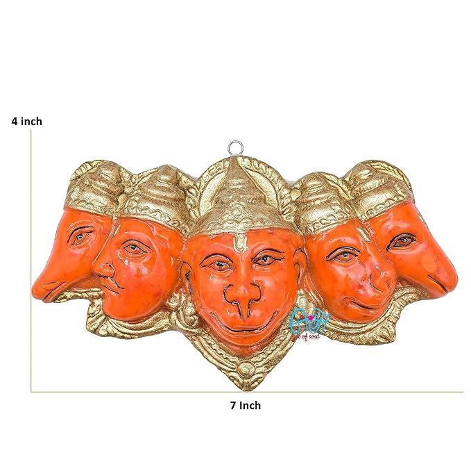 Panchmukhi Hanuman Murti - Handcrafted (Jai Shri Ram) - Eazylife India