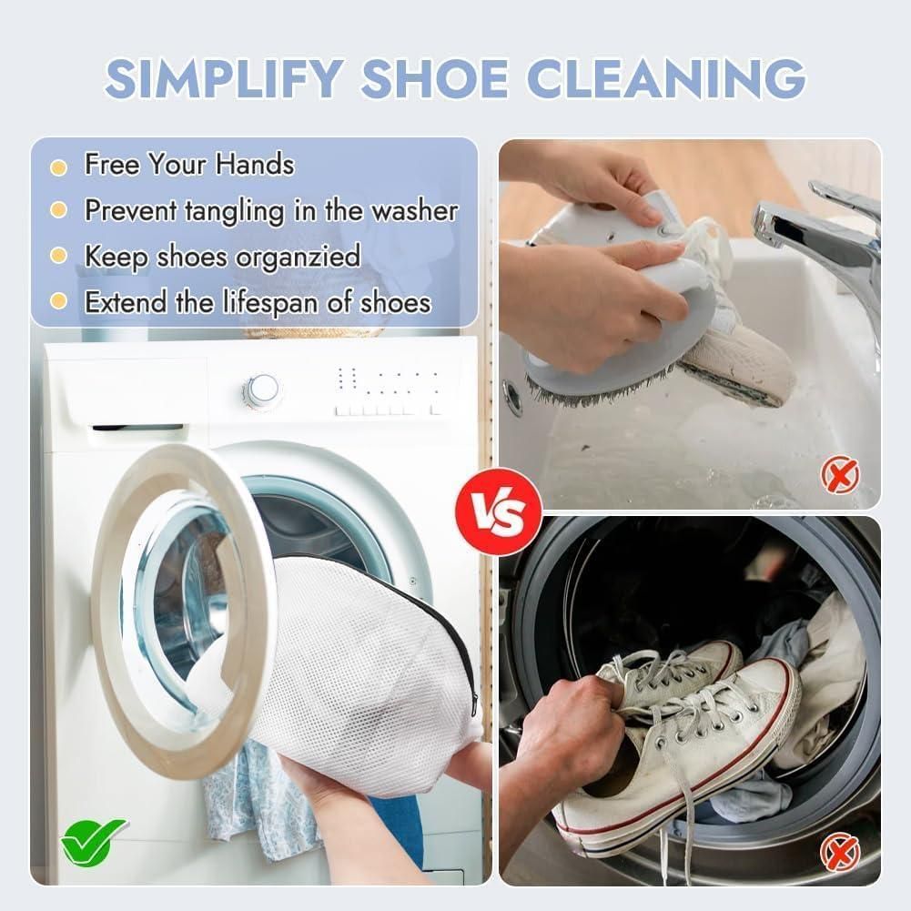 Protective Mesh Shoe Laundry Bags - Bumper Protectors Included - Eazylife India