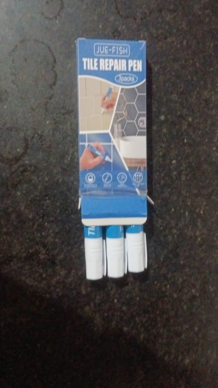 Tile Repair Pen Pack - 6 Pens for Bathroom, Kitchen & Tiles - Eazylife India